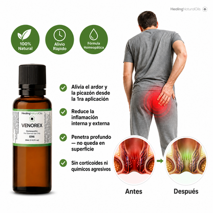 VENOREX — Alivio y solución Natural Para Las Hemorroides