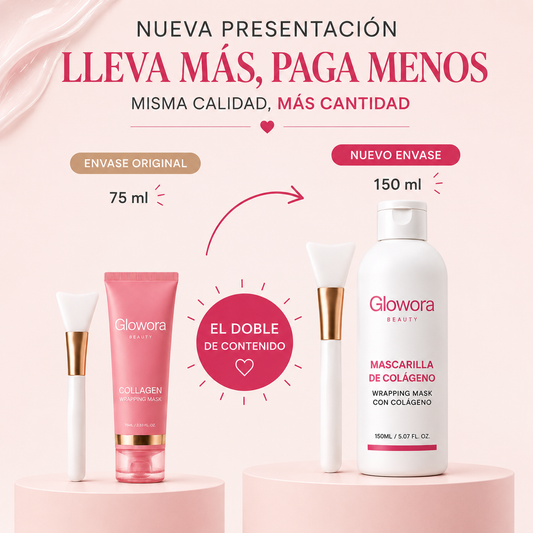Glowora – Mascarilla norcturna de colágeno