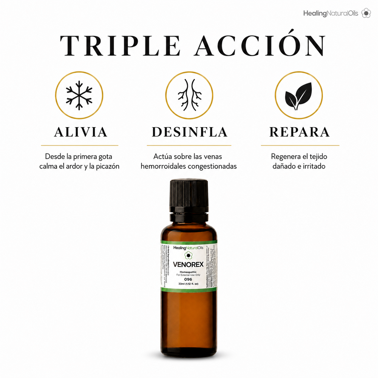 VENOREX — Alivio y solución Natural Para Las Hemorroides
