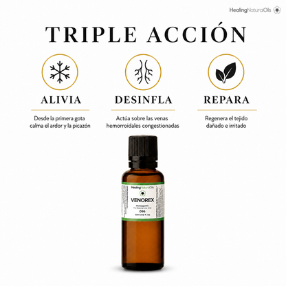 VENOREX — Alivio y solución Natural Para Las Hemorroides
