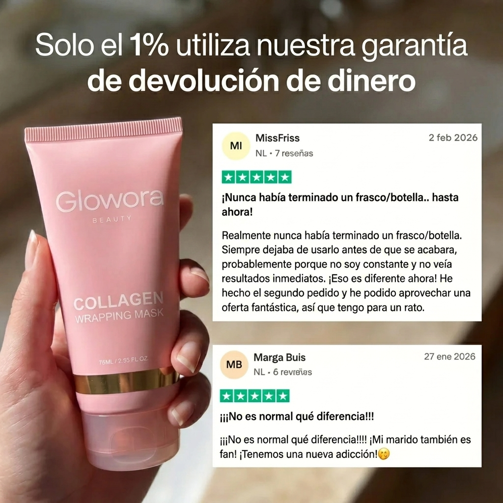 Glowora – Mascarilla norcturna de colágeno